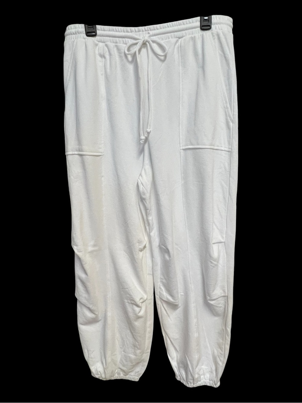 🆕 NWOT Culture Code White Cargo Jogger Sweatpants | Size 1X
